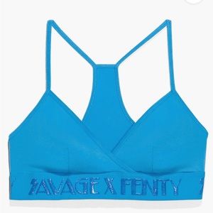 NWT Rihanna Savage X Fenty Blue Bralette designer